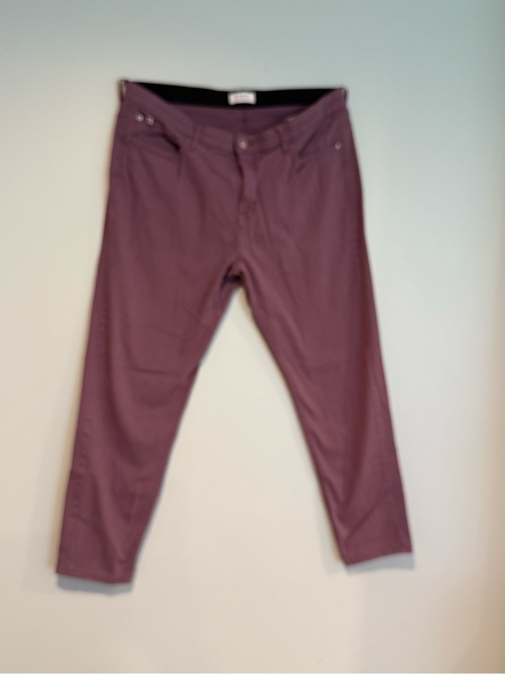 Women's Stretch Chinos in Plum